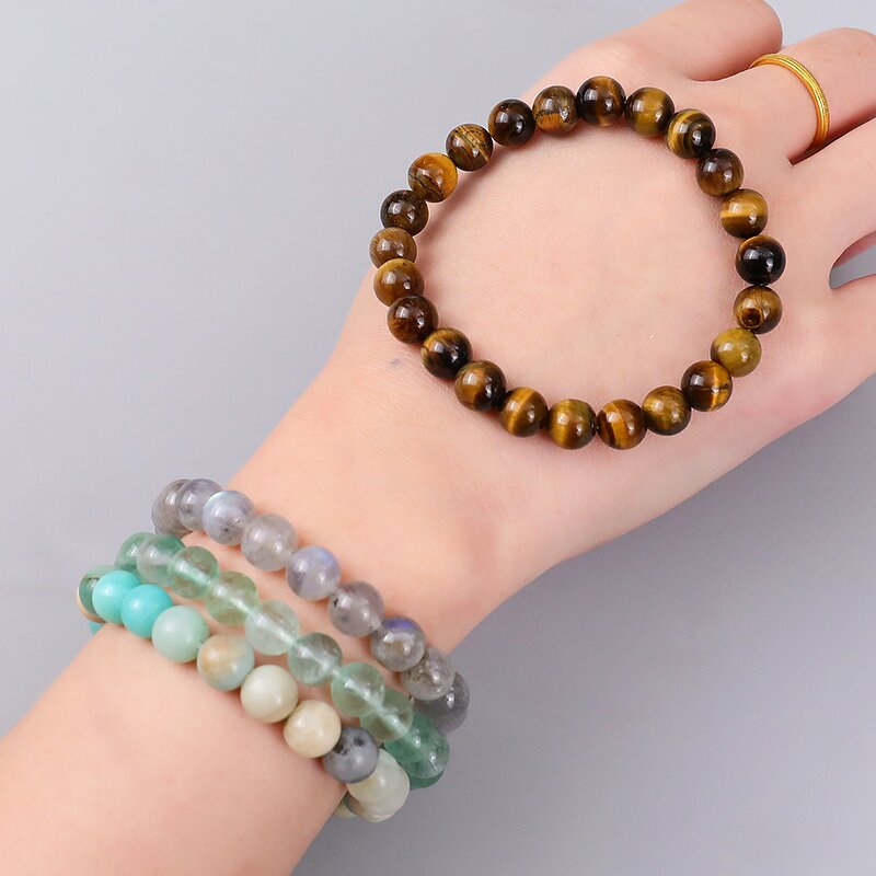 Crystal Bracelet Manufacturer - 8mm Bead Lapis Lazuli Reiki Healing Geometric