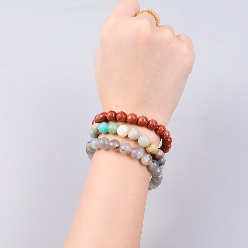 Crystal Bracelet Manufacturer - 8mm Bead Lapis Lazuli Reiki Healing Geometric