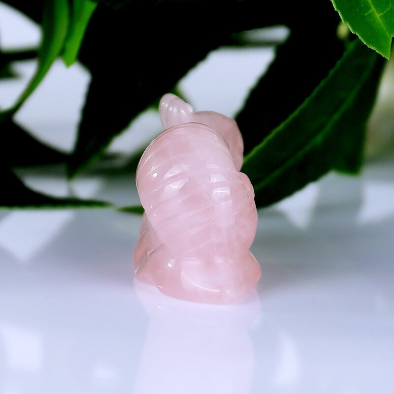 Snail Carving Manufacturer - Hand Carved Rose Quartz Healing for Halloween