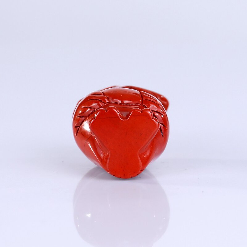 Owl Crystal Statue Manufacturer - Red Jasper Baby Owl Highly Realistic Carved