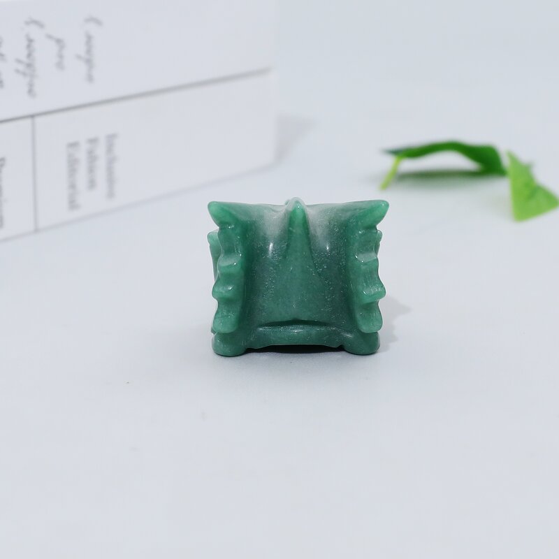 Dragon Skull Carving Manufacturer - Green Aventurine Traditional for Halloween