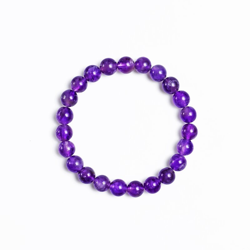 Crystal Bracelet Manufacturer - Natural Amethyst 4mm Beaded Polished Handicraft