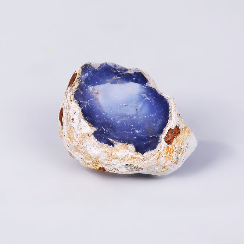 Polished Gemstone Manufacturer - Blue Chalcedony Agate Natural Crystal Love-Themed