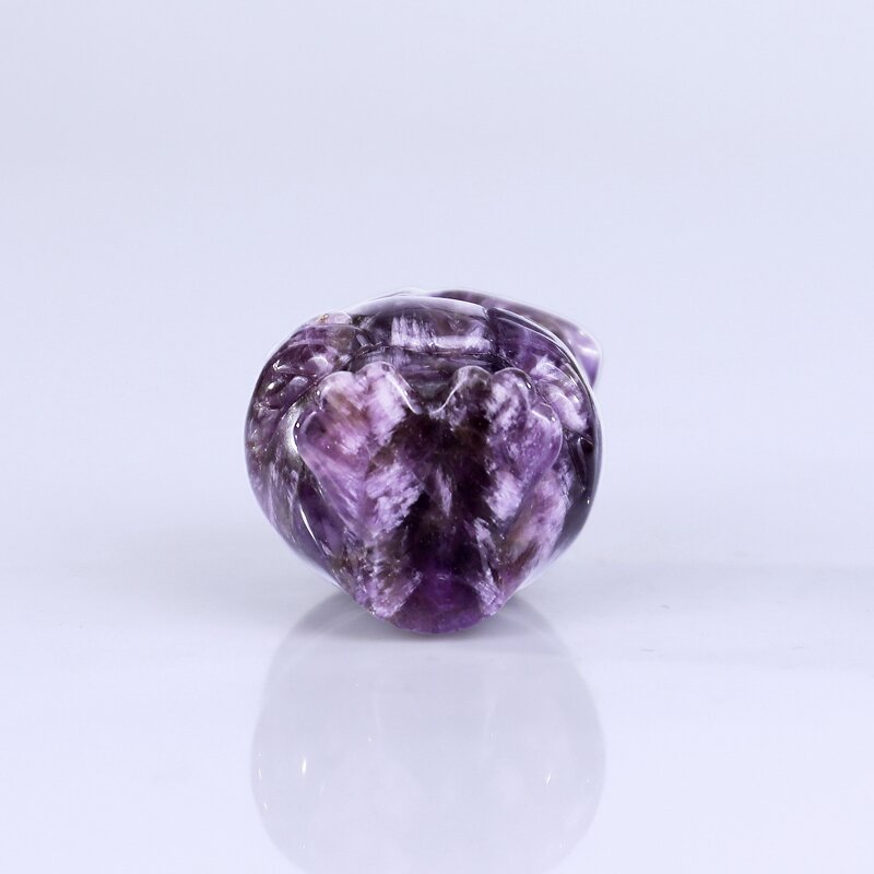 Owl Carving Manufacturer - 1.5 Inch Dream Amethyst Baby Owl Hand Carved