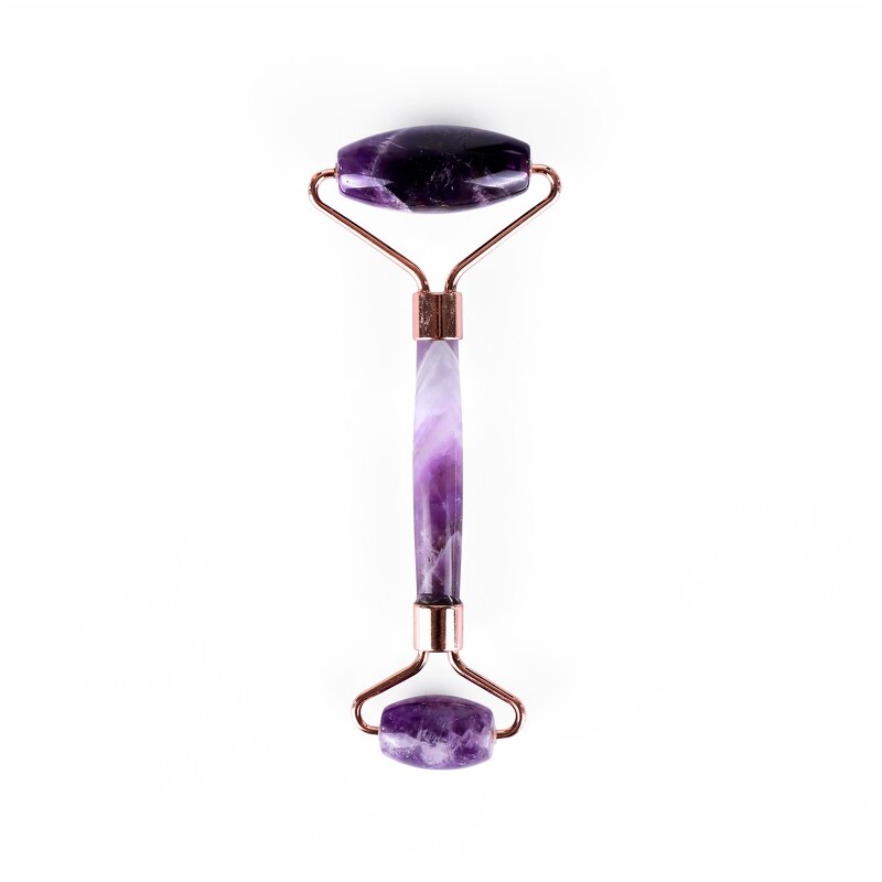 Jade Therapy Roller Manufacturer - Natural Amethyst Crystal for Ladies Gift