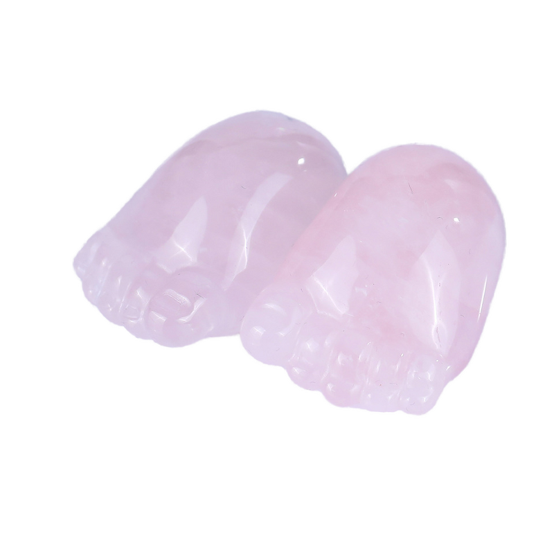 Foot Ornament Manufacturer - Polished Natural Obsidian Cute Little Foot Carving