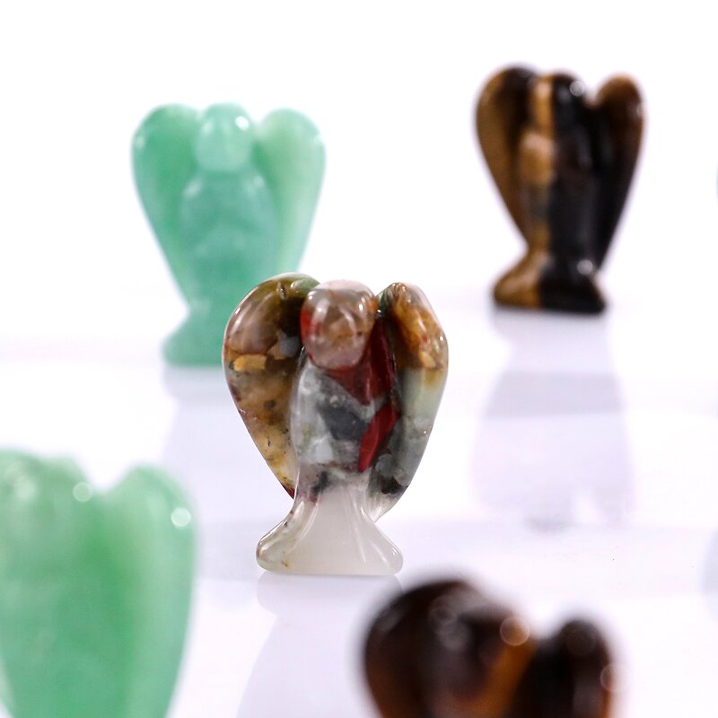 Angel Figurine Manufacturer - Natural Gemstone 1.75 Inch Hand Carved Statue