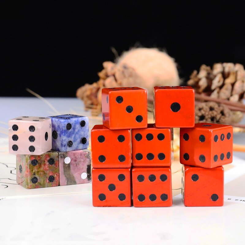 Quartz Cube Manufacturer - Reiki-Inspired Feng Shui 15mm White Dots Square