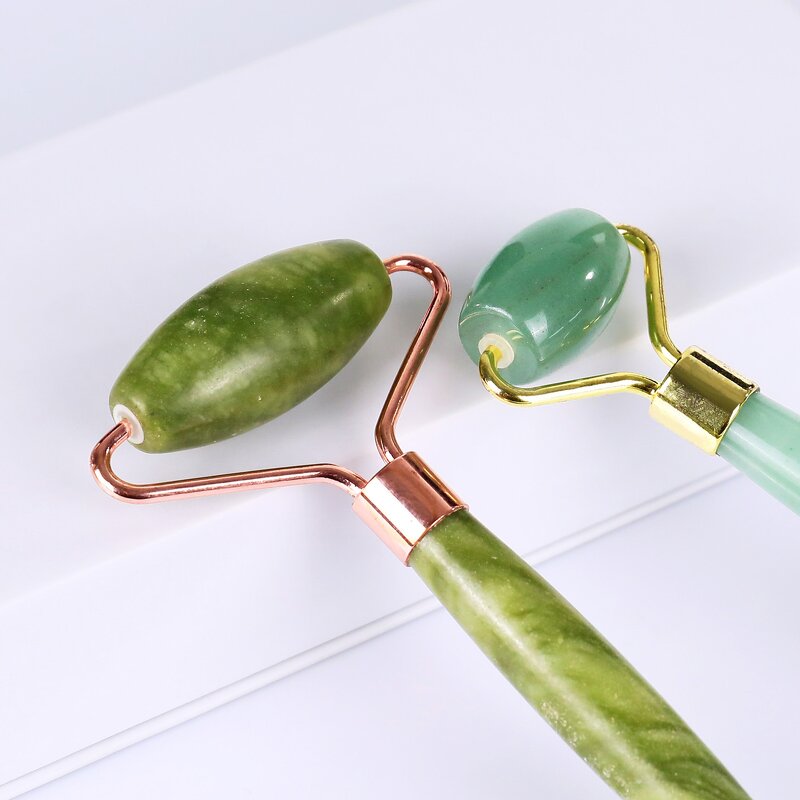 Jade Roller Manufacturer - Natural Amethyst Crystal Carved Facial Tool