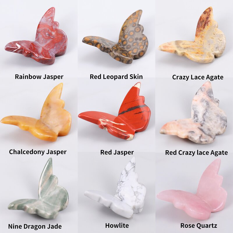 Butterfly Wings Manufacturer - Natural Amethyst 3D Flying Hand Carved Healing