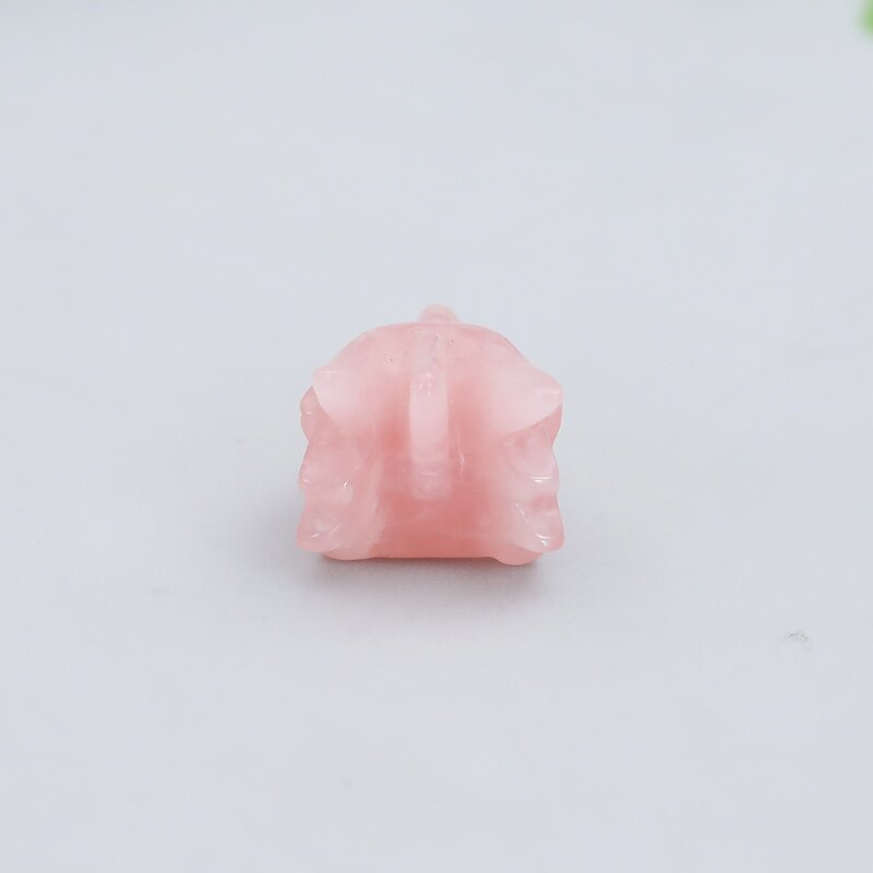 Phoenix Skull Crystal Manufacturer - Traditional Style Carved Rose Quartz