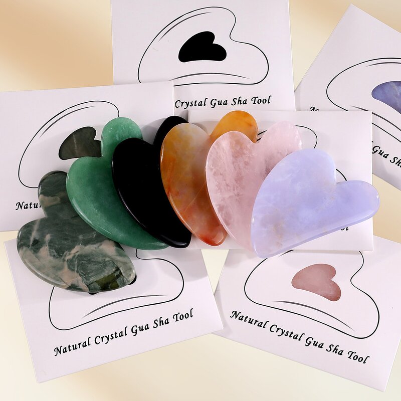 Gua Sha Tool Manufacturer - Natural Pink Rose Quartz for Jawline Sculpting