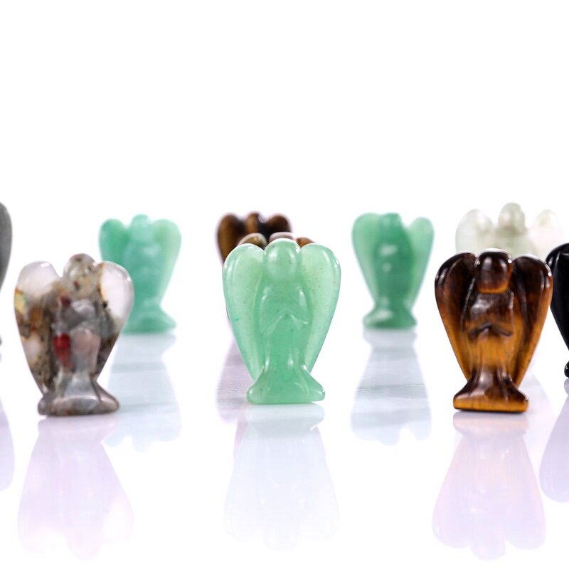 Angel Figurine Manufacturer - Natural Gemstone 1.75 Inch Hand Carved Statue