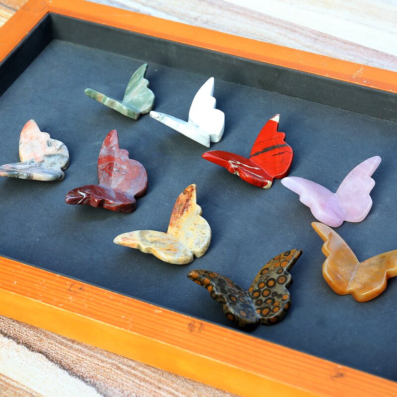 Butterfly Wings Manufacturer - Natural Amethyst 3D Flying Hand Carved Healing