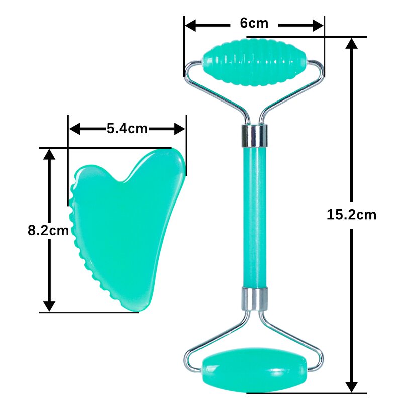 Zigzag Jade Roller - Custom Logo Modern Pink Face Beauty Skin Care Tool