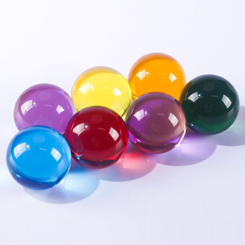 Large Acrylic Sphere - Custom Transparent Contact Juggling Resin Balls