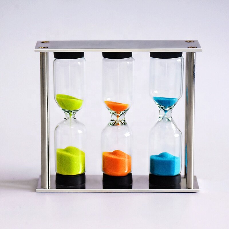 Metal Tea Timer - Classic 3 in 1 Luxury Style Sand Clock for Tea Maker