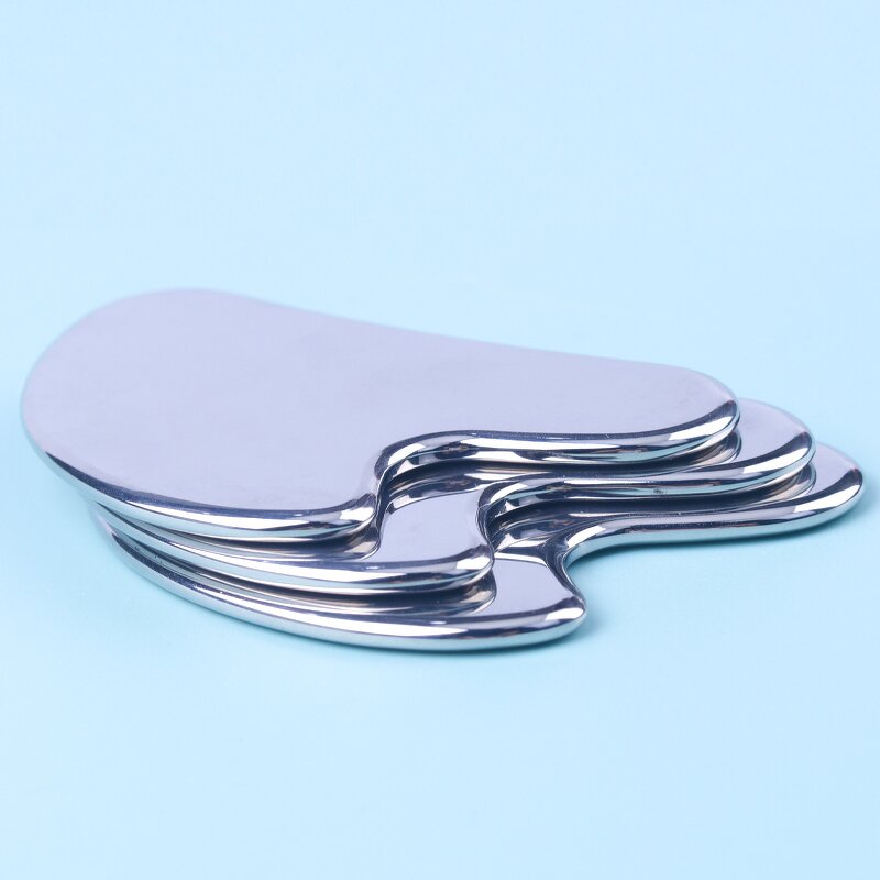 Stainless Steel Gua Sha Comb - Facial Scraping Skin Tightening Head Massage