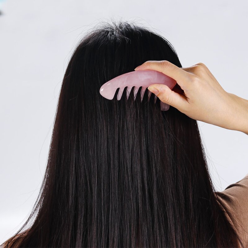 Resin Meridian Comb - Custom Logo Scalp Face Chest Acupoint Massage Tool