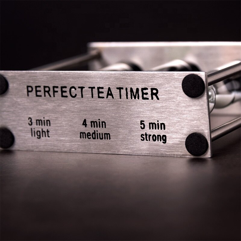 Metal Tea Timer - Classic 3 in 1 Luxury Style Sand Clock for Tea Maker