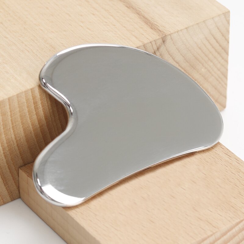 Stainless Steel Gua Sha Comb - Facial Scraping Skin Tightening Head Massage