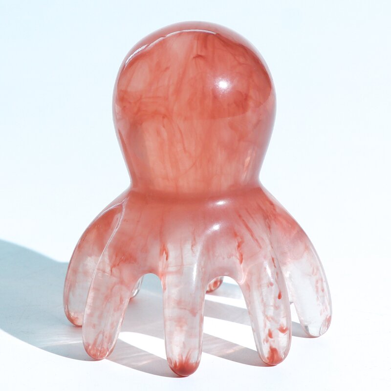 Resin Octopus Gua Sha - Meridian Face Body Muscle Relax Stress Relief Tool