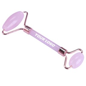Crystal Jade Roller Set - Hot Selling Custom Logo Pink Guasha Board Massage