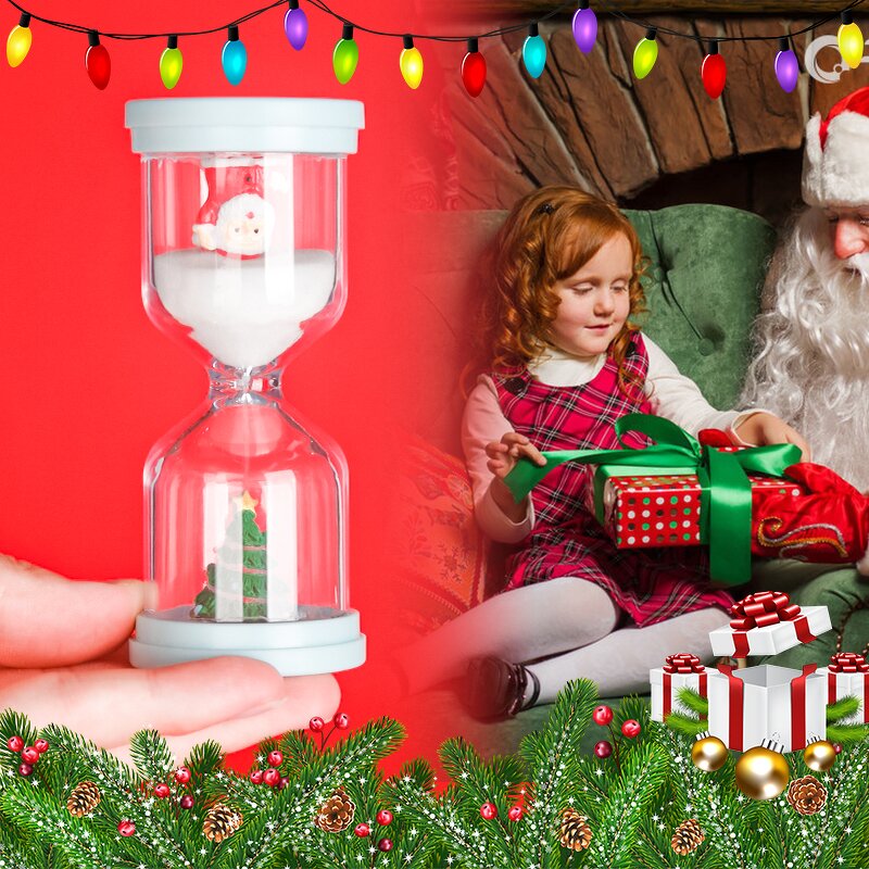 Colorful Glass Hourglass - 5/15 Minutes Cooking Yoga Meditation Home Office