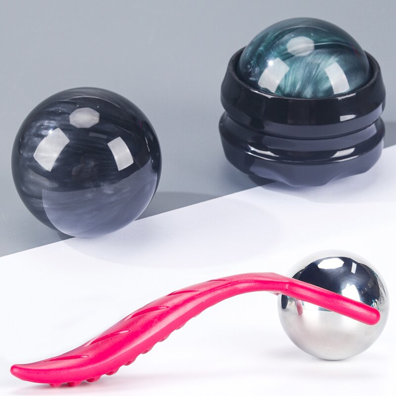 Resin Massage Ball Roller - Custom Hand Held Deep Tissue Sore Muscle Relief
