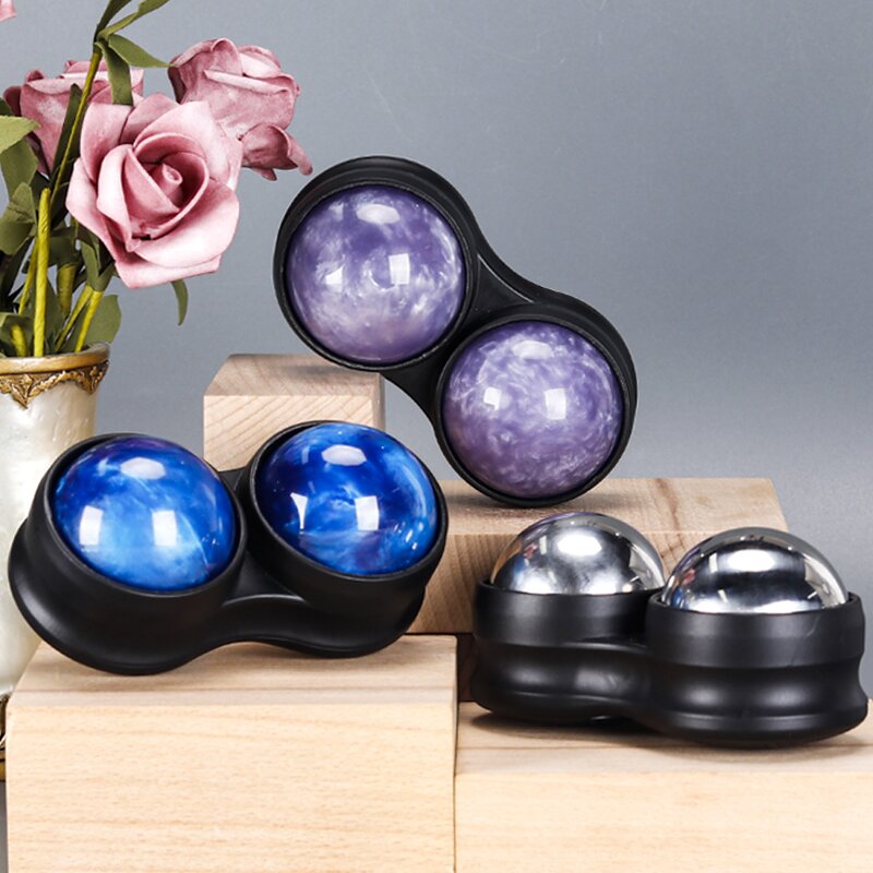 2 in 1 Massage Ball - Custom 54mm 304 Stainless Steel Ice Gel Resin Tool