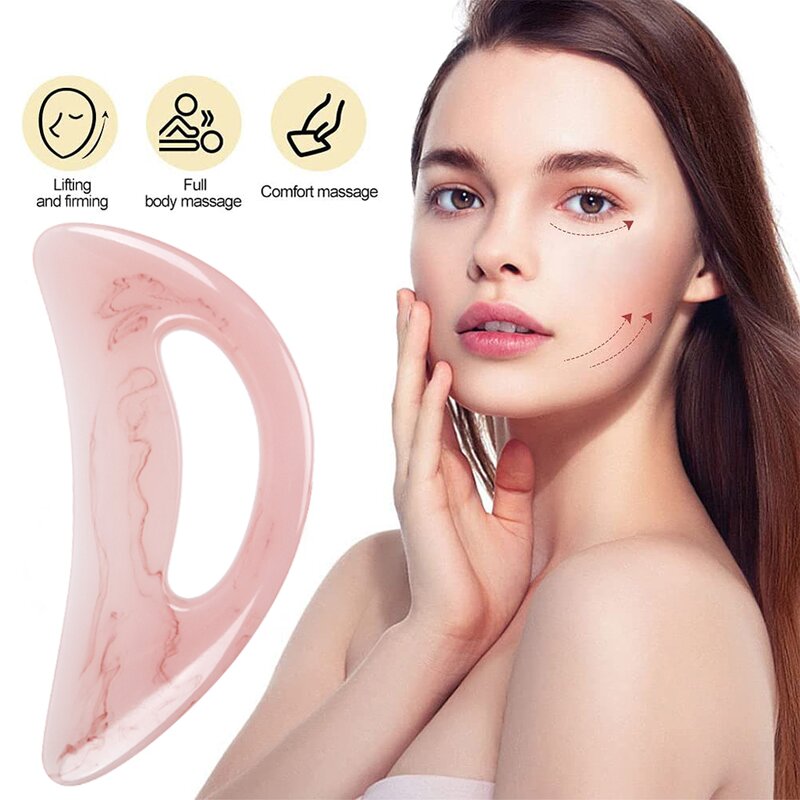 Resin Gua Sha Board - Custom Face Lift Lymphatic Drainage Anti Aging Tool