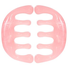 Resin Guasha Comb - Wholesale Pink Portable Scalp Head Neck Body Massager