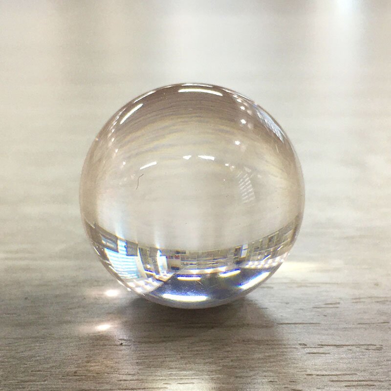 Clear Acrylic Game Ball - Custom 75MM Gaming Home Decor Colorful Resin