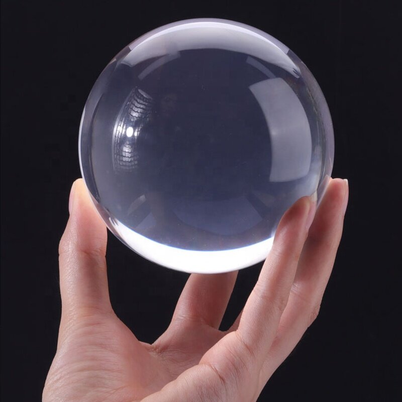 Clear Acrylic Play Ball - 60MM Colorful Resin Kids Toy Ball