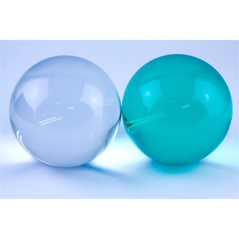 Colorful Clear Acrylic Ball - Large Resin Transparent Home Decor Balls