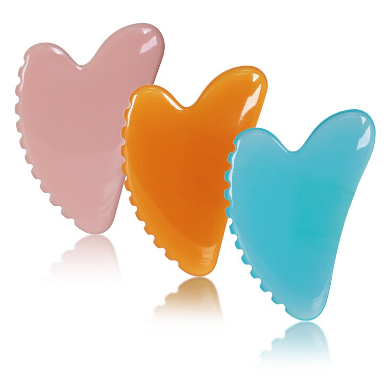 Heart-Shaped Gua Sha Board - 2025 New Anti-aging Reduce Puffiness Tool