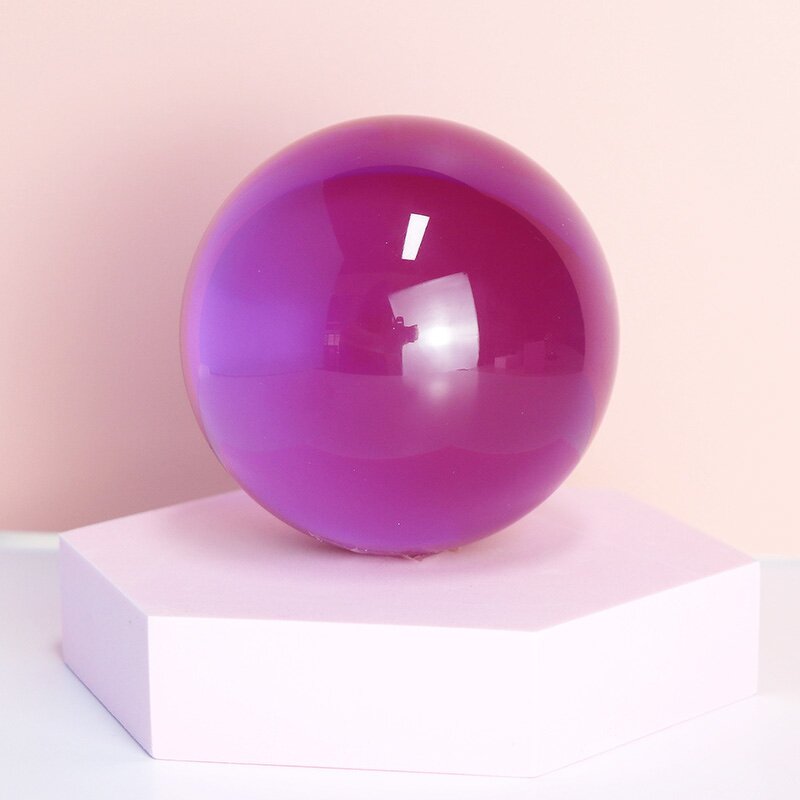 Colorful Acrylic Toy Ball - Factory Wholesale Kids Play Resin Decor Ball