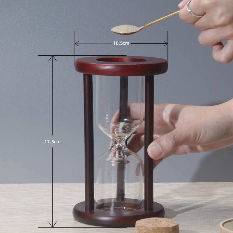 DIY Sand Hourglass - China Best Price Empty Custom Logo Wooden Table Clock