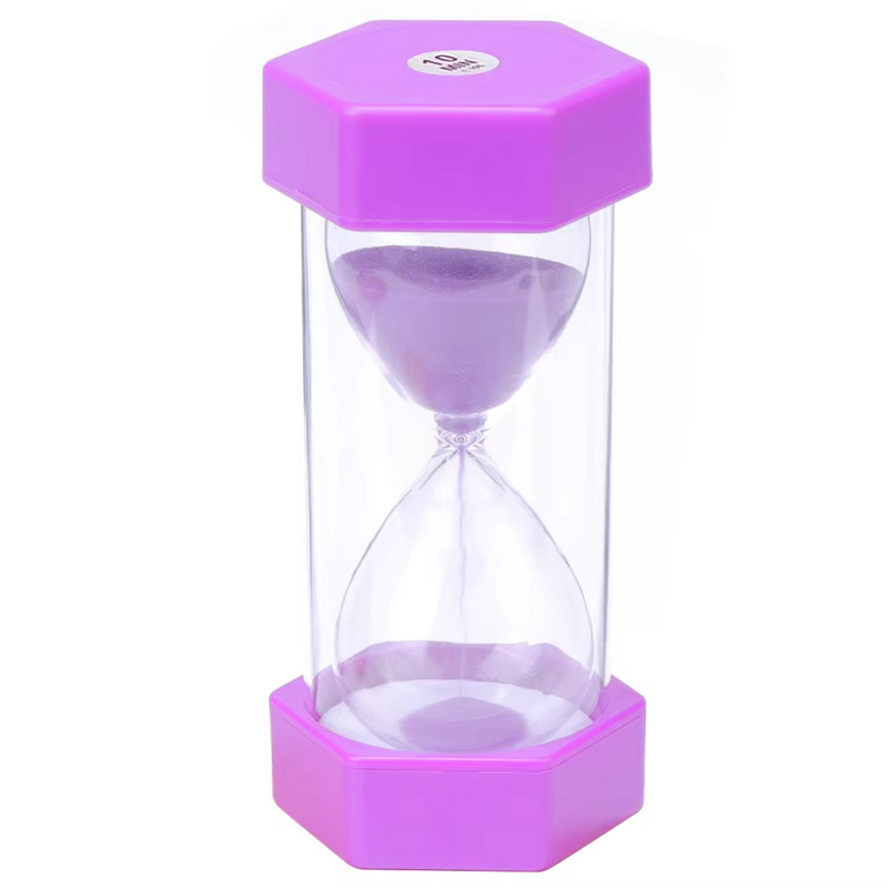 Hexagonal Sand Timer - Anti-fall Plastic 5/10/15/30 Minute Kids Game