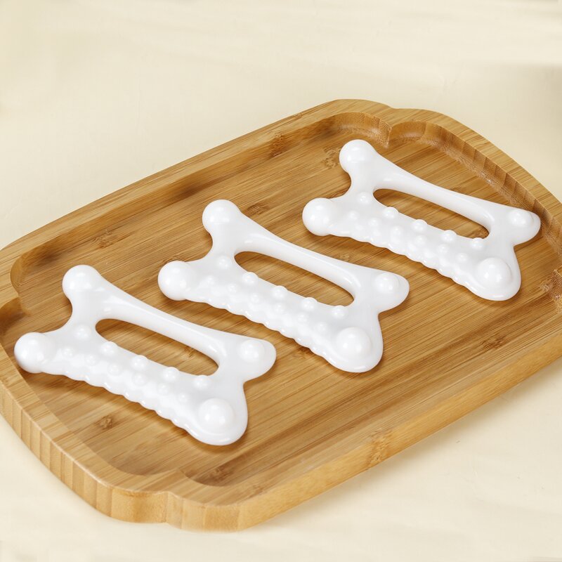 White Jade Gua Sha Board - Blood Circulation Lymphatic Drainage Body Facial