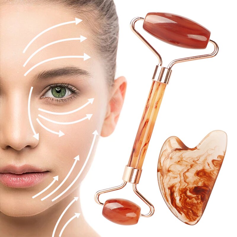 Resin Facial Massage Set - Custom Logo Spa Anti-Aging Skin Care Beauty Tool
