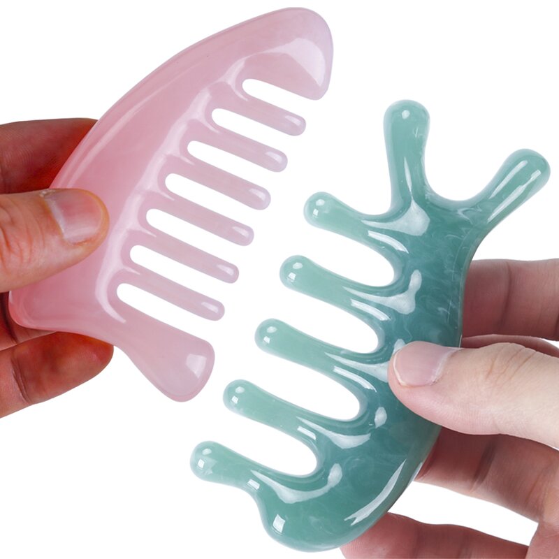 Hand Held Guasha Set - Women Face Lift Body Meridian Cellulite Massage Tool