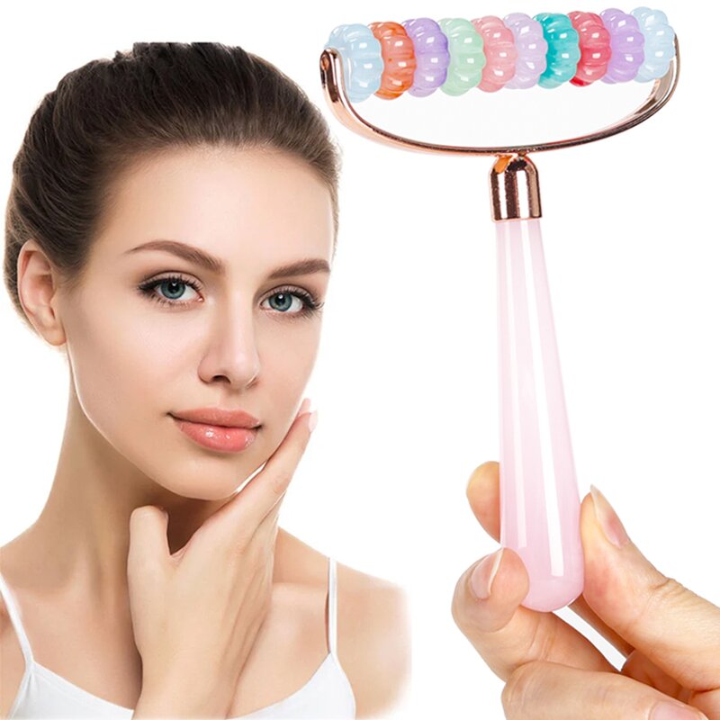 Resin Rainbow Jade Roller - 2025 Pre-sale Custom Colorful Facial Lifting Tool