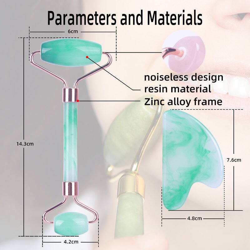 Resin Facial Massage Set - Custom Logo Spa Anti-Aging Skin Care Beauty Tool