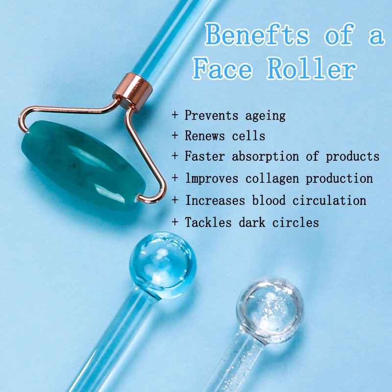 Resin Eye Roller Set - 2-In-1 Ice Globes Face Lifting Custom Logo Tool