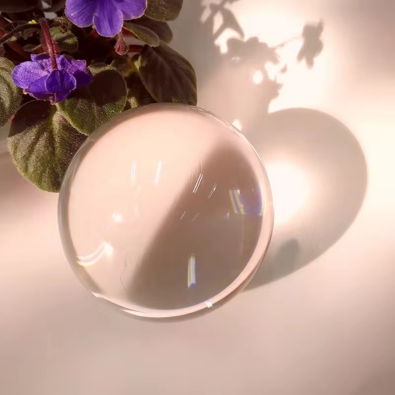 Clear Acrylic Crystal Ball - Custom 10-100mm Transparent Contact Juggling