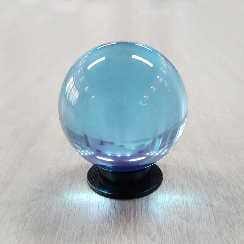 Clear Acrylic Play Ball - 60MM Colorful Resin Kids Toy Ball