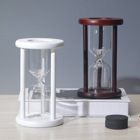 DIY Sand Hourglass - China Best Price Empty Custom Logo Wooden Table Clock