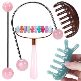 Gua Sha Comb - Lymphatic Drainage Facial Scalp Neck Back Relaxation Tool