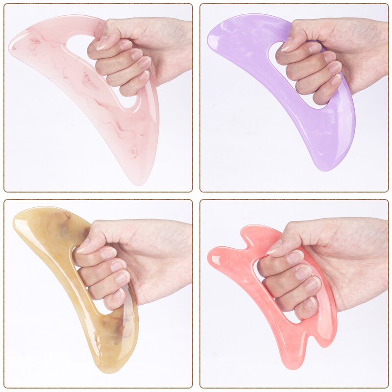 Chinese Thai Guasha Tool - Custom Belly Lymphatic Neck Leg Body Massage